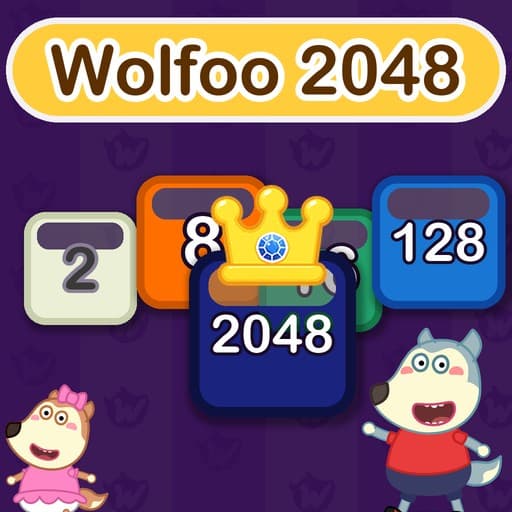 Wolfoo 2048 — free merge game on PlayPop
