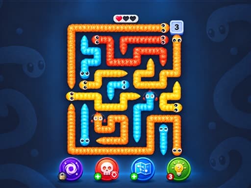 Snake Way — free puzzle game on PlayPop