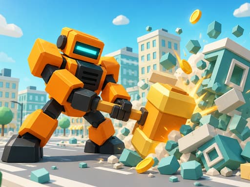 Giant Crusher: Destroy & Grow — free idle game on PlayPop