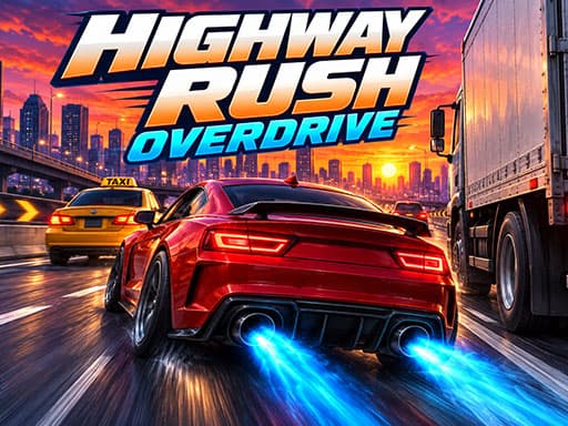 Highway Rush Overdrive — free racing game on PlayPop
