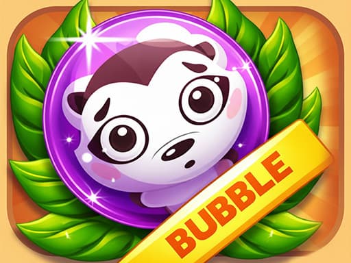 Raccoon Bubble Shooter — free puzzle game on PlayPop