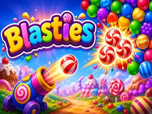 Blasties — free puzzle game on PlayPop