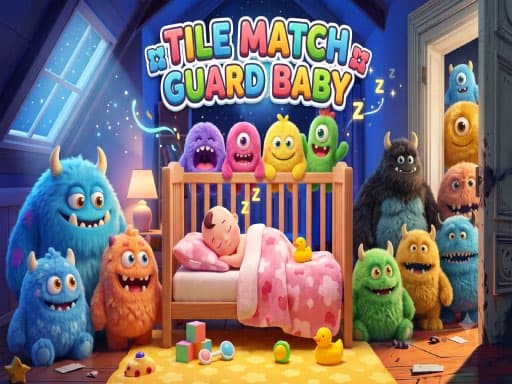 Tile Match Guard Baby — free puzzle game on PlayPop